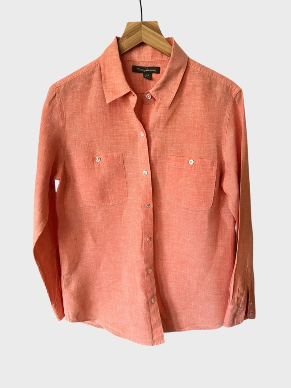 Tommy Bahama women’s coastalina Coral Long-Sleeve Casual Shirt